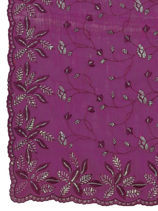 Party Wear Purple Soft Premium Canberry  silk Saree Net Sarees